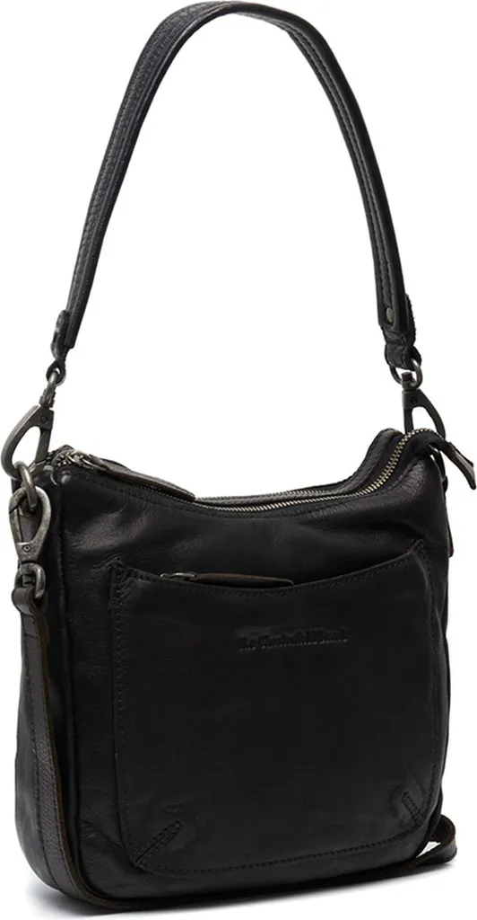 The Chesterfield Brand Caroline: Borsa in Pelle Nera Stile Vintage