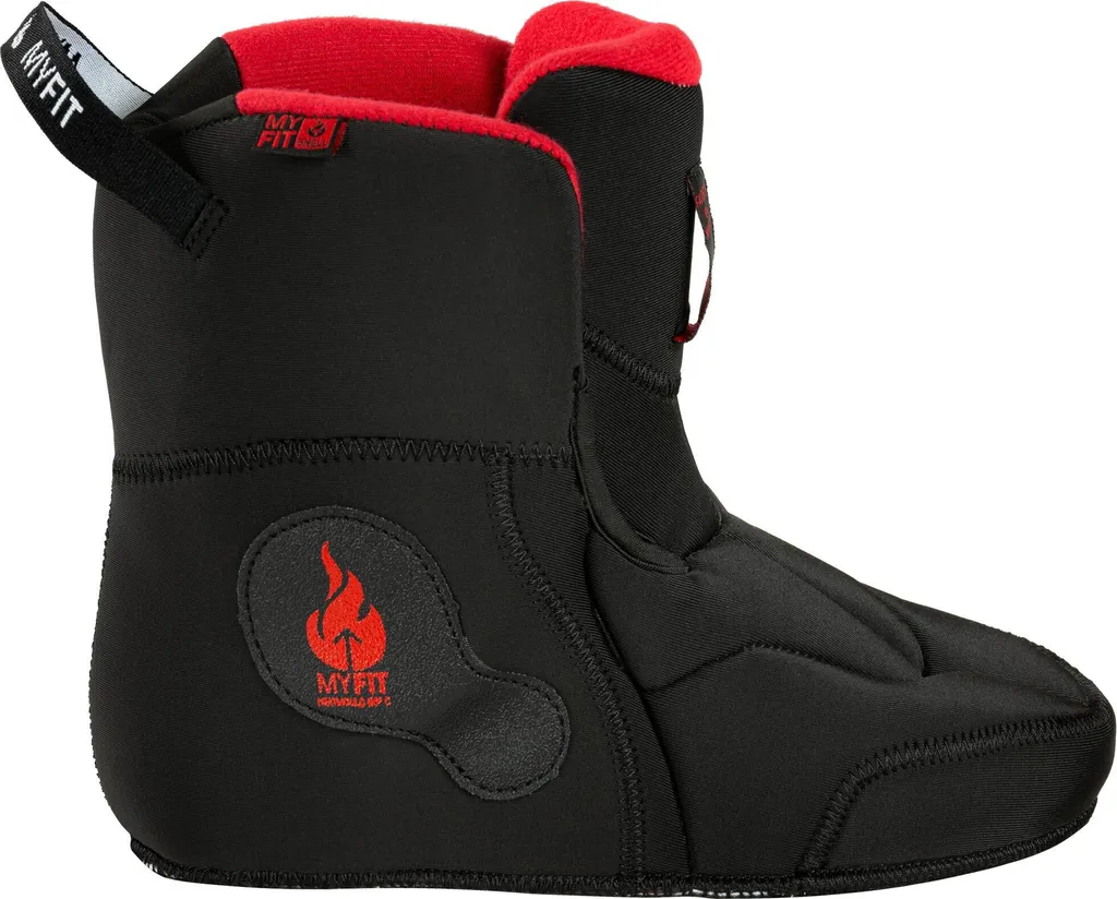 Roller Freeskate 3 roues Powerslide Imperial 110 coloris Noir et Rouge - 6