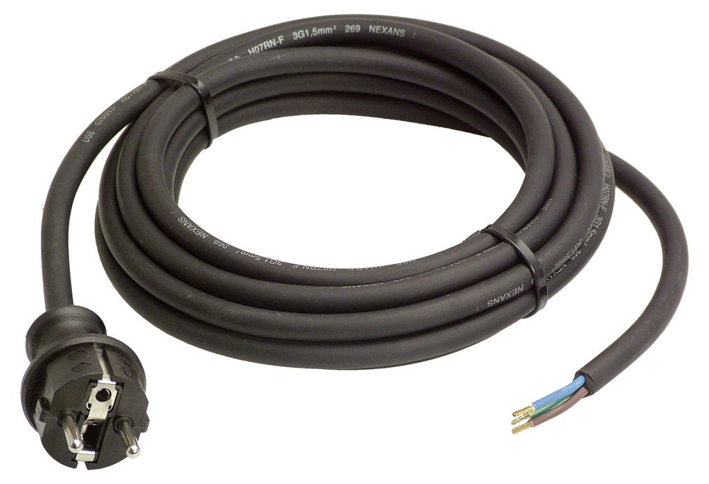 AS SCHWABE Gummi-Anschlussleitung 10 m 3G1,5 (70910) Produktbild 