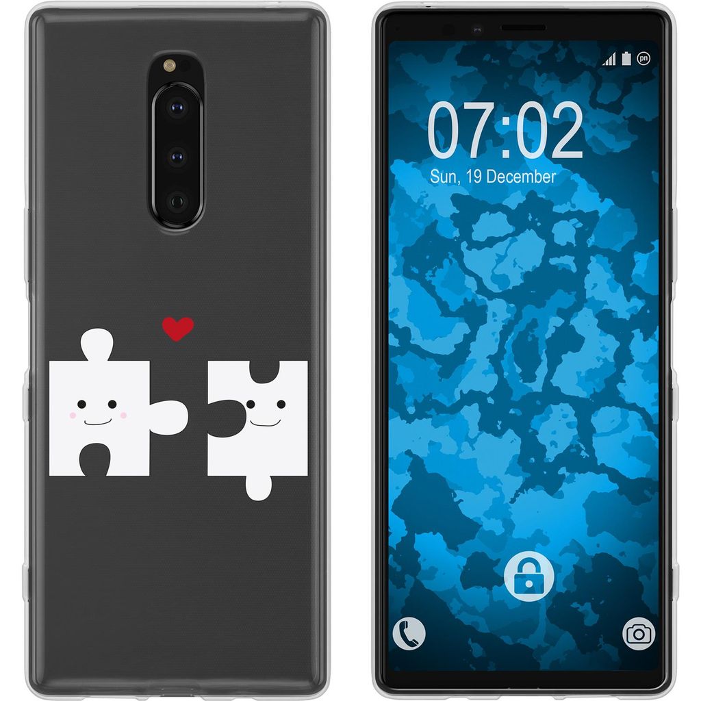 PhoneNatic Case kompatibel mit Sony Xperia 1 Silikon-Hülle Produktbild 