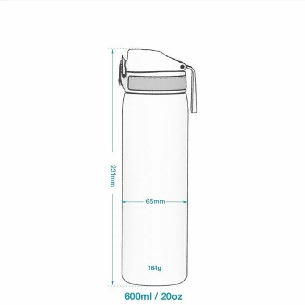 Gourde inox 600 ml fini les fuites avec cette bouteille légère sûre