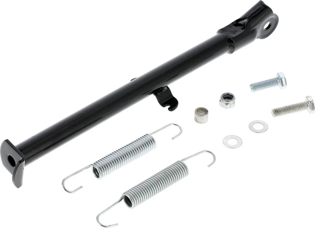 Béquille latérale noire pour Simson MS50, kit ressorts roues 17 pouces