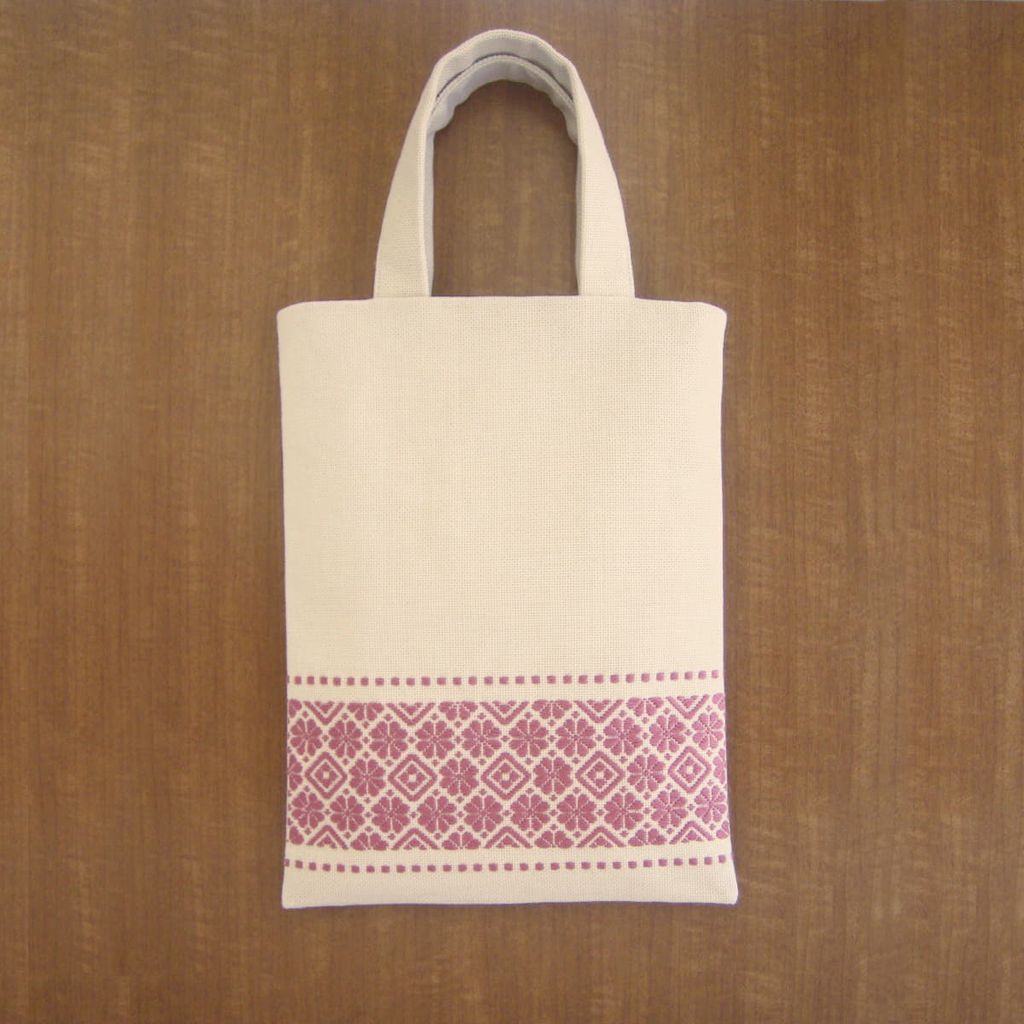 Olympus Kogin Stickpackung "Tasche beige", Zählmuster, Produktbild 
