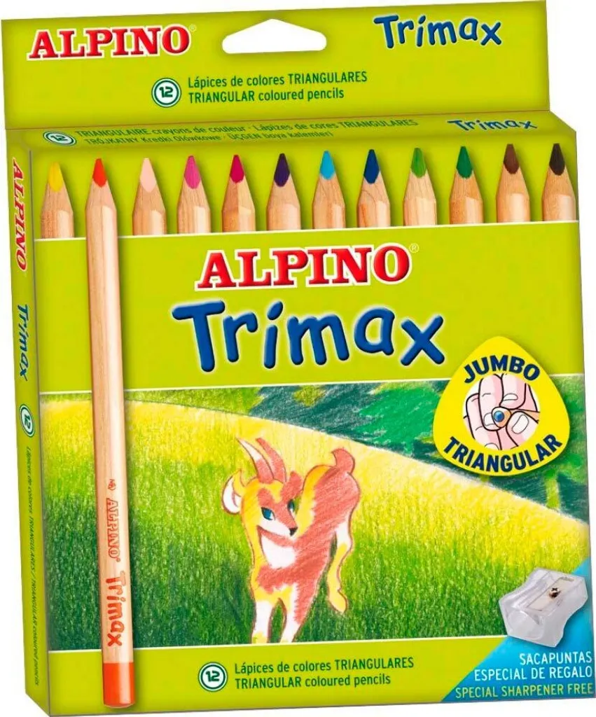 Matite Alpino 12 Colori AL000113 - Creatività Senza Limiti con Mina 5.4mm