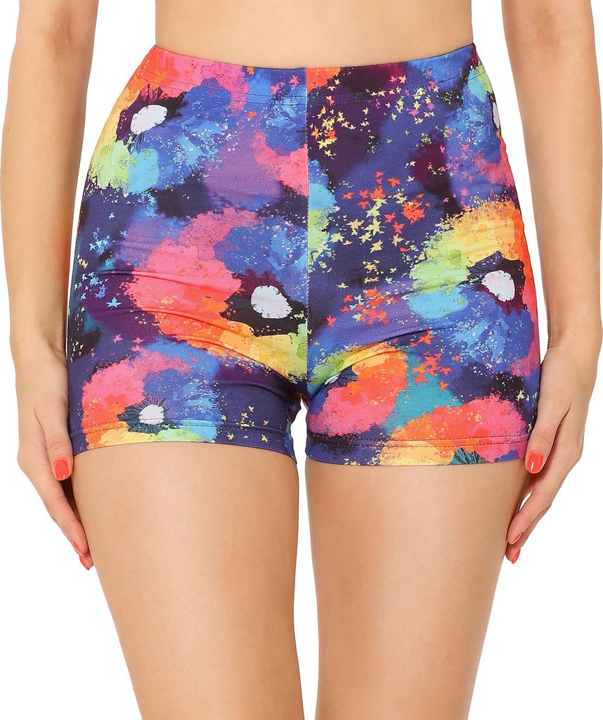 Merry Style Damen Kurze Leggings MS10-407(Löwenzahn,S)