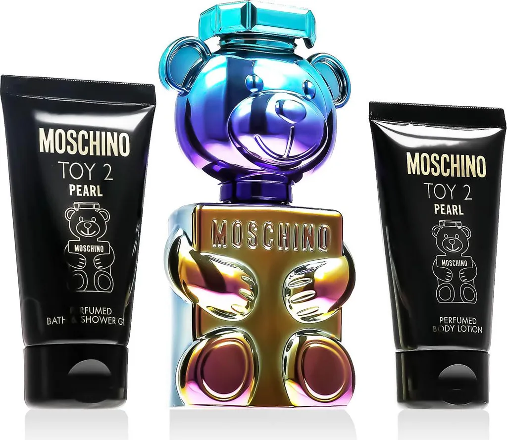 Set Moschino Toy 2 Pearl: Profumo 50ml + Lozione + Doccia Gel Unisex