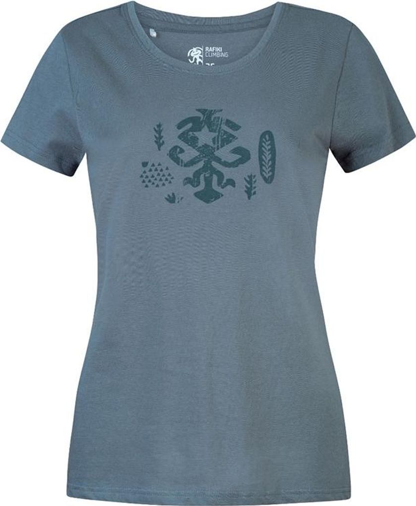 Rafiki Akiyo Kurzarm-t-shirt Blau 42 Frau Blau 42