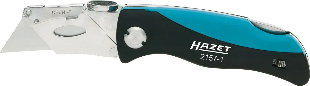 HAZET 2157-1 Couteau pliant universel avec manche confort et 5 lames