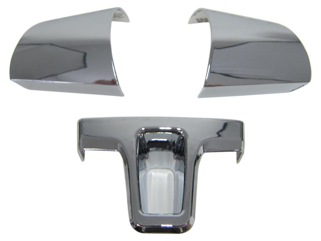 Lenkrad ALU Abdeckung Blenden Clip chrom für VW T5 Passat Produktbild 