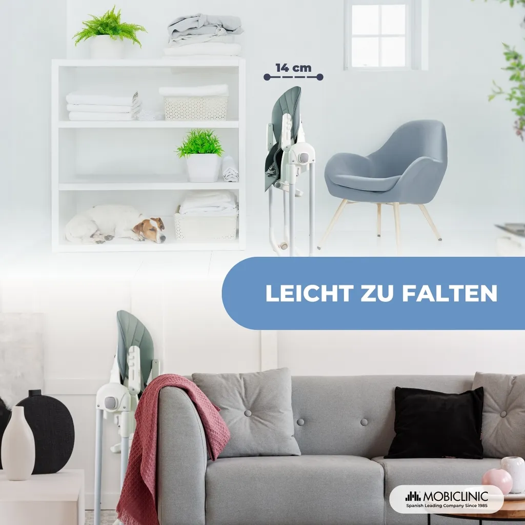 Chaise Haute Simba Mobiclinic : Solution Pliable et Évolutive Bébé