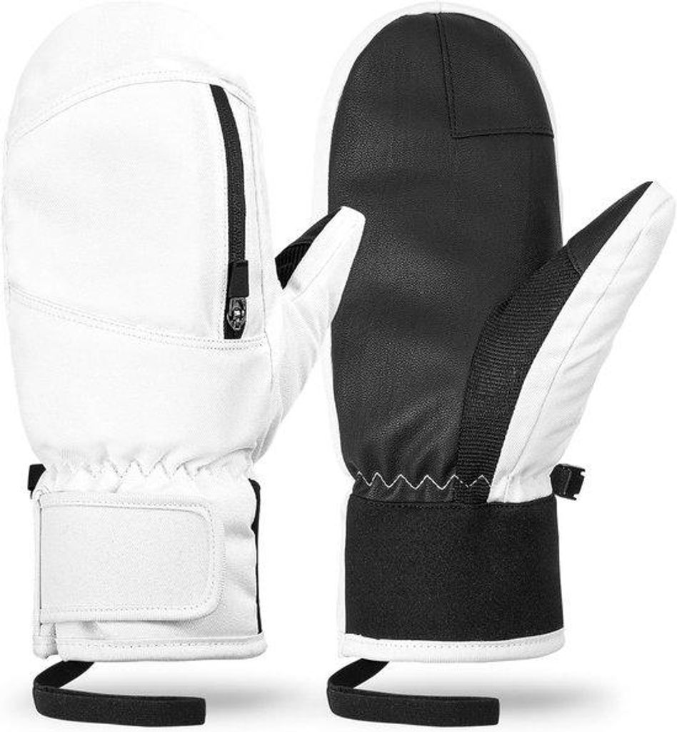 Winterhandschuhe, unisex, warme, fünffingriges Design, Touchscreen-fähig, wasserdicht und winddicht, für Ski, Fahrrad und Snowboard geeignet, 27...