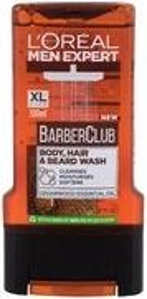 Shampoo 3 in 1 Men Expert Barber Club 300ml - L'Oréal Men Professional