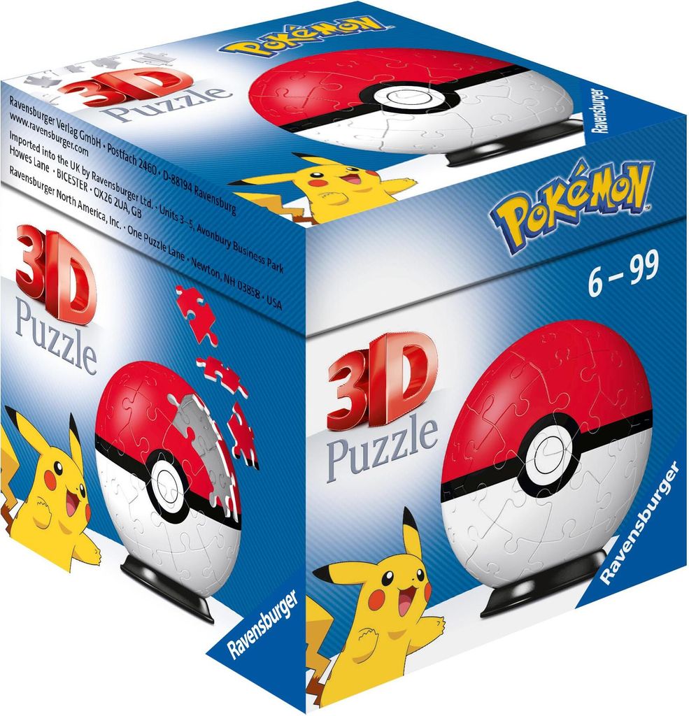 Pokémon Pokéballs - 3D Puzzle 54 Teile Produktbild 
