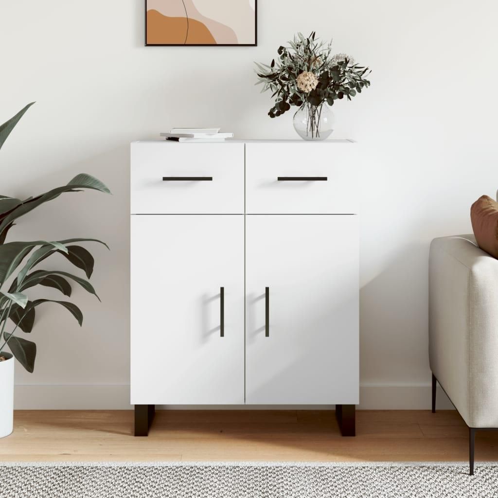 vidaXL Sideboard Weiß 69,5x34x90 cm Holzwerkstoff