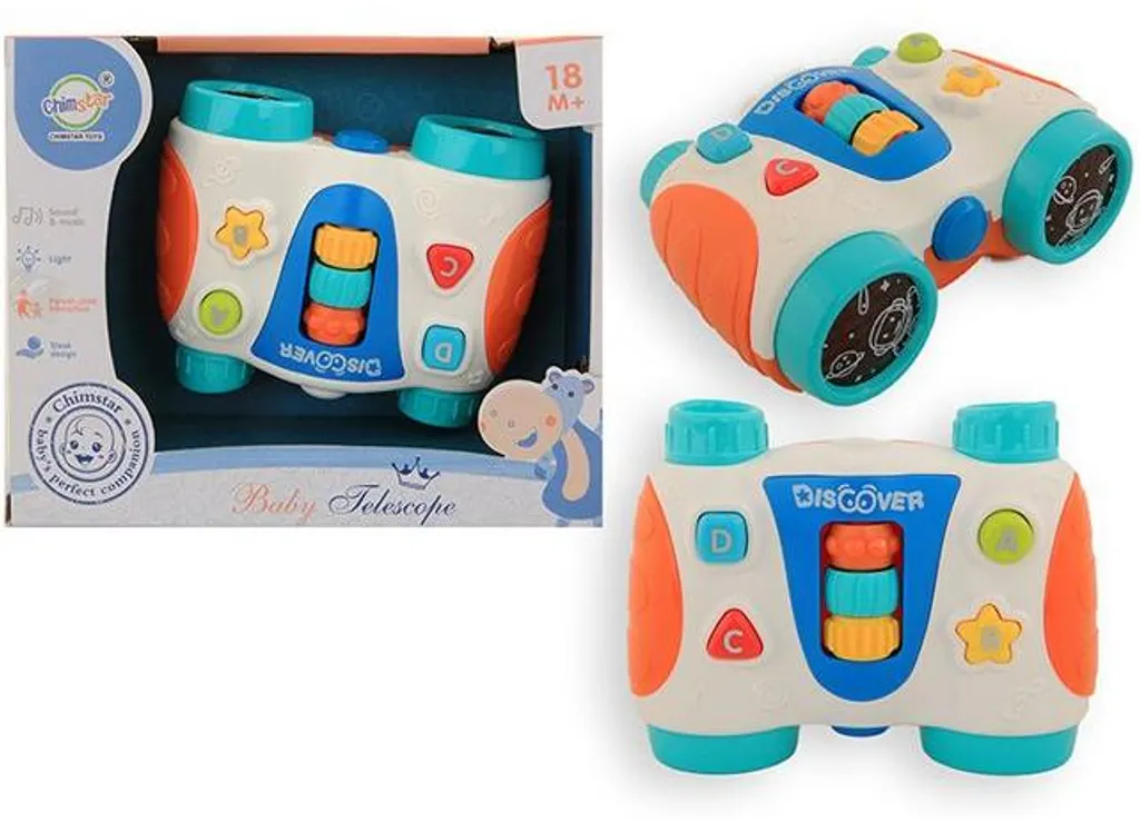 Jumelles bébé 8124 interactives avec mélodies douces et jeux de lumière