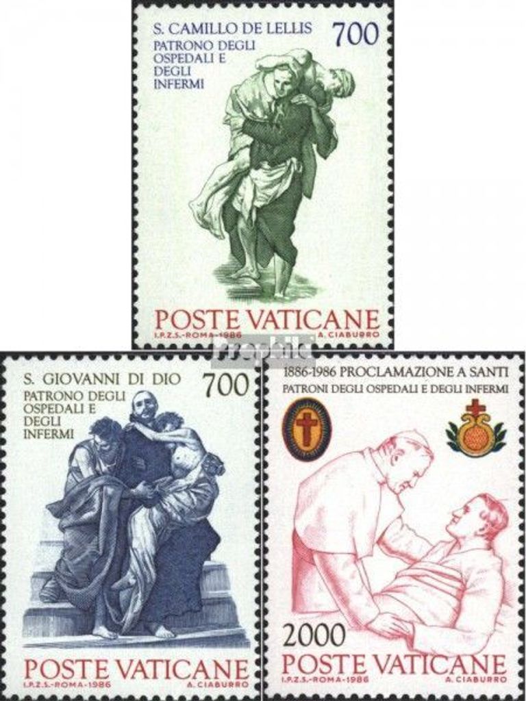 Briefmarken Vatikanstadt 1986 Mi 894-896 (kompl.Ausg.) postfrisch Schutzpatrone