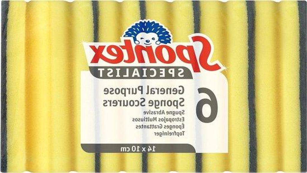 Algemeine Schleifmaschine - Pack von 6 - spezielle Sponzen für den Alltagsreinigungsgebrauch