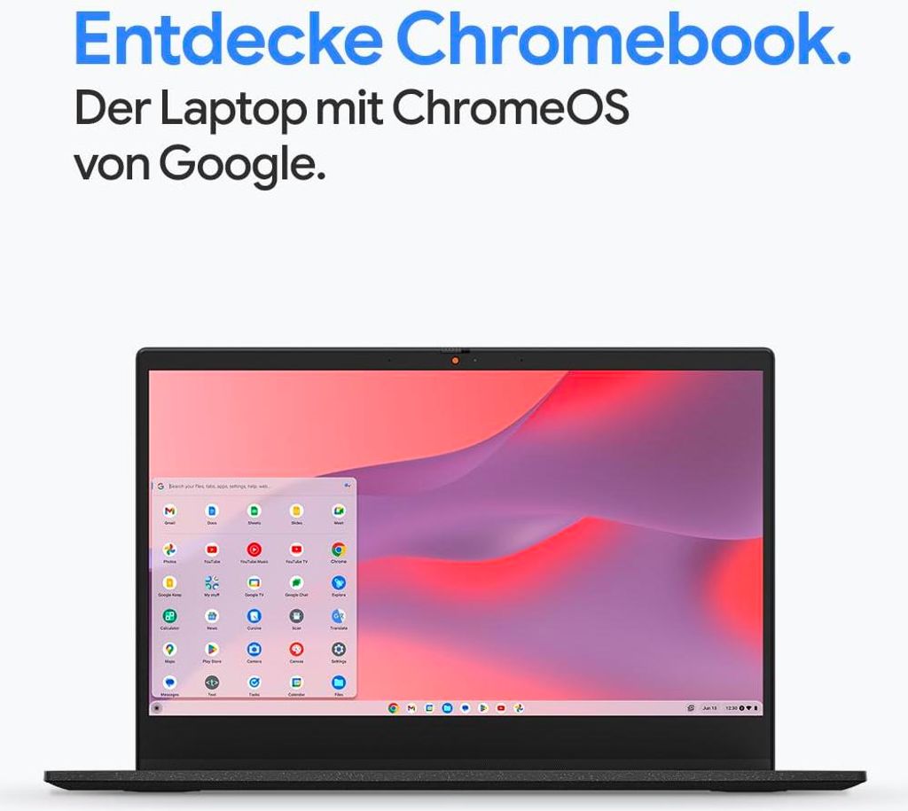 HP Chromebook x360 Laptop, 14" Touchscreen, Intel Prozessor Produktbild 