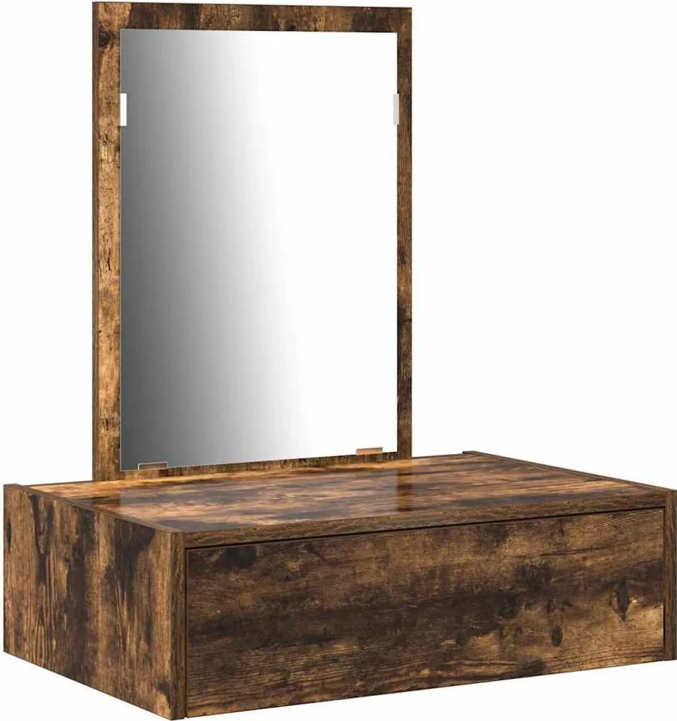 Toeletta SYFAX™ Marrone 60 cm | Tavolo Trucco in Legno Multistrato