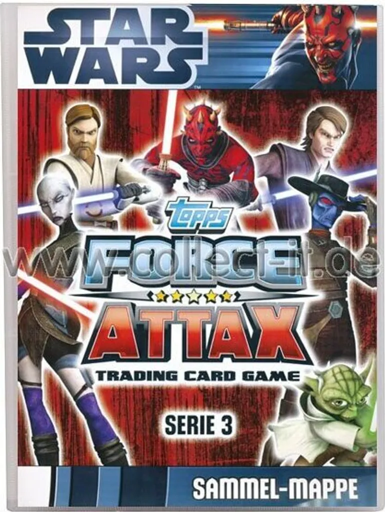 Star Wars Force Attax Serie 3 : Classeur de Collection FA3 sans Cartes