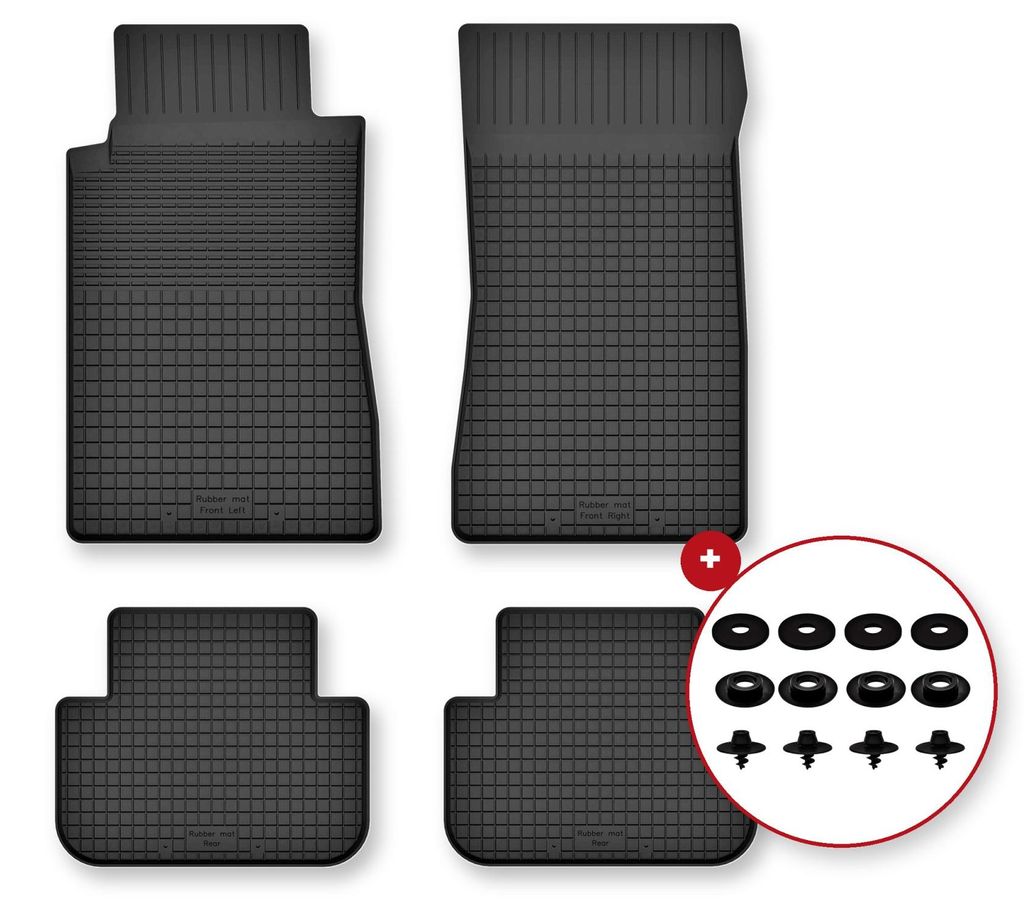 Tapis de sol en caoutchouc pour Mercedes C140 / W140 Image du produit 