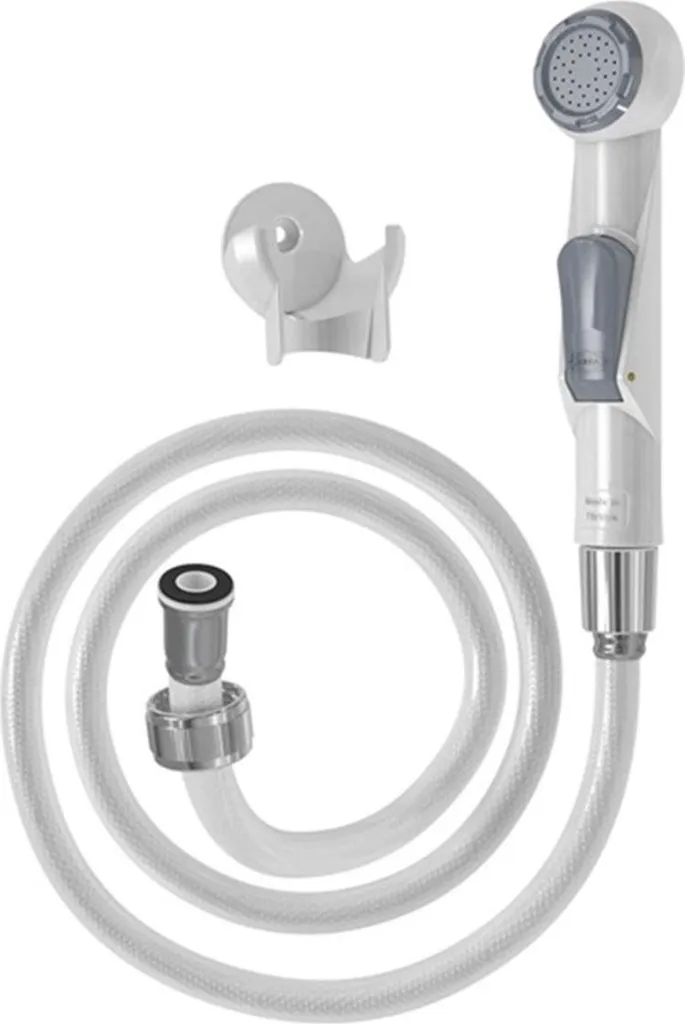 Kit Doccetta Idroscopino 4028 Bianco - Flessibile 120cm Alta Qualità