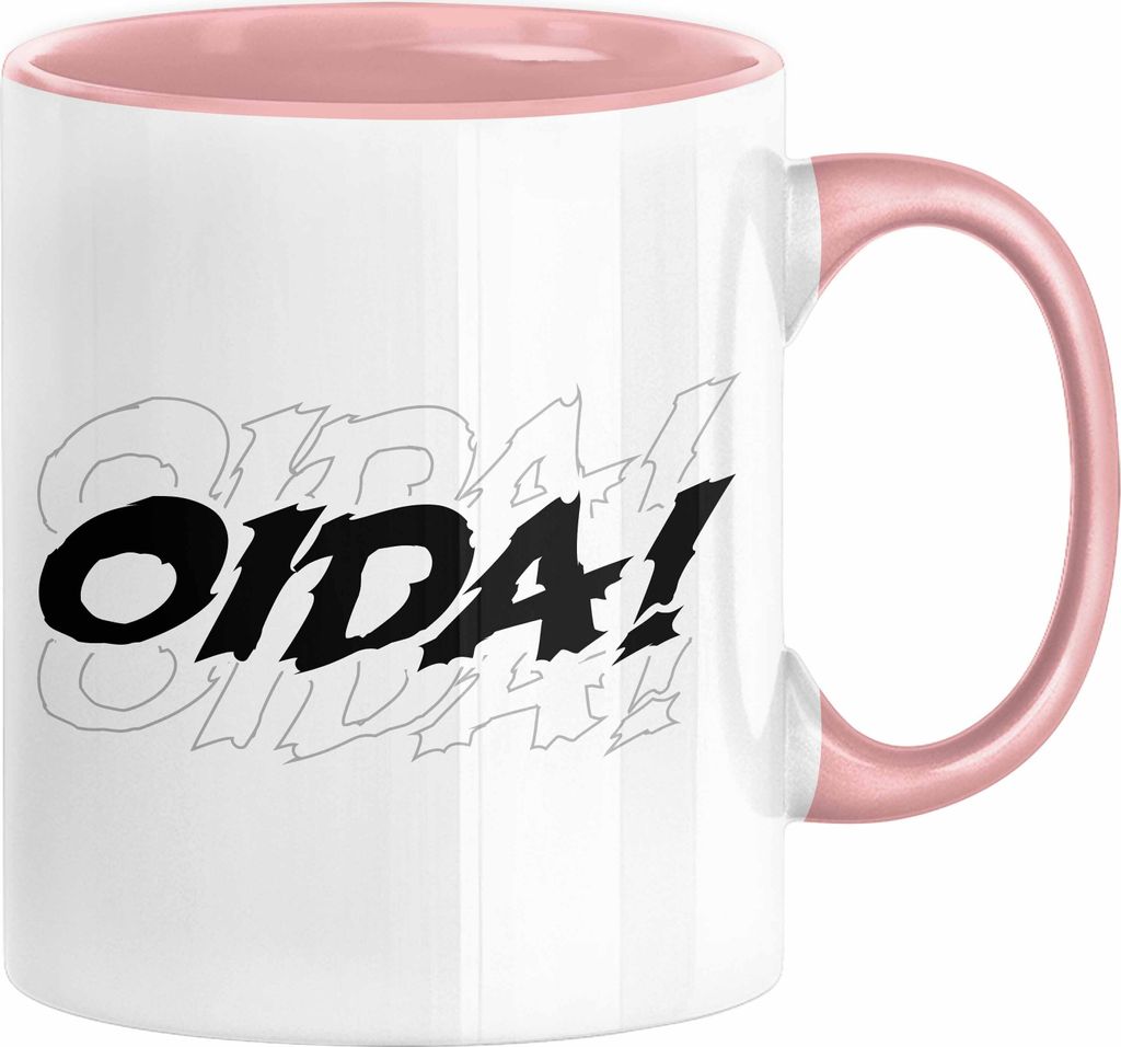 Oida Tasse Geschenk Bayern Kaffee-Becher Bayrisch Dialekt Produktbild 