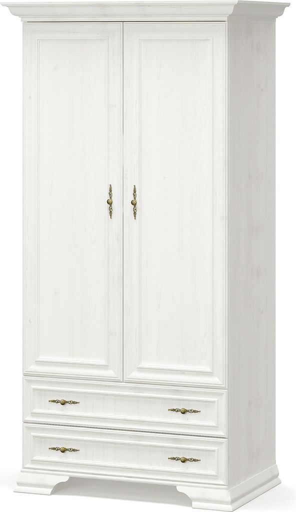 nabbi Zweitürig Kleiderschrank Igins W-2D2DRW - Kiefer Andersen