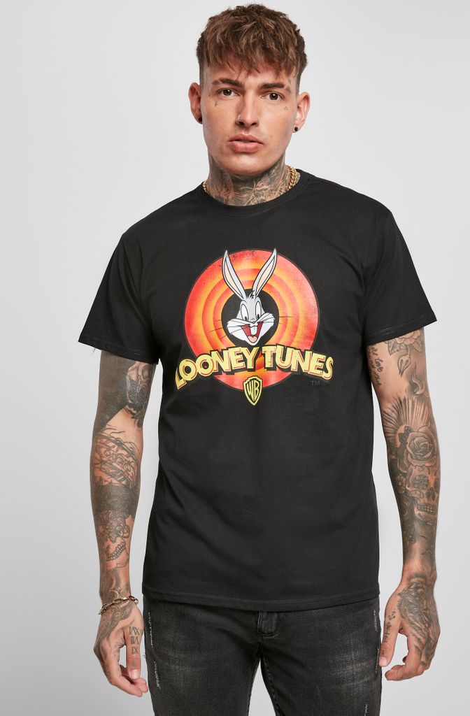 Merchcode T-Shirt Looney Tunes Bugs Bunny Logo Tee Black-M