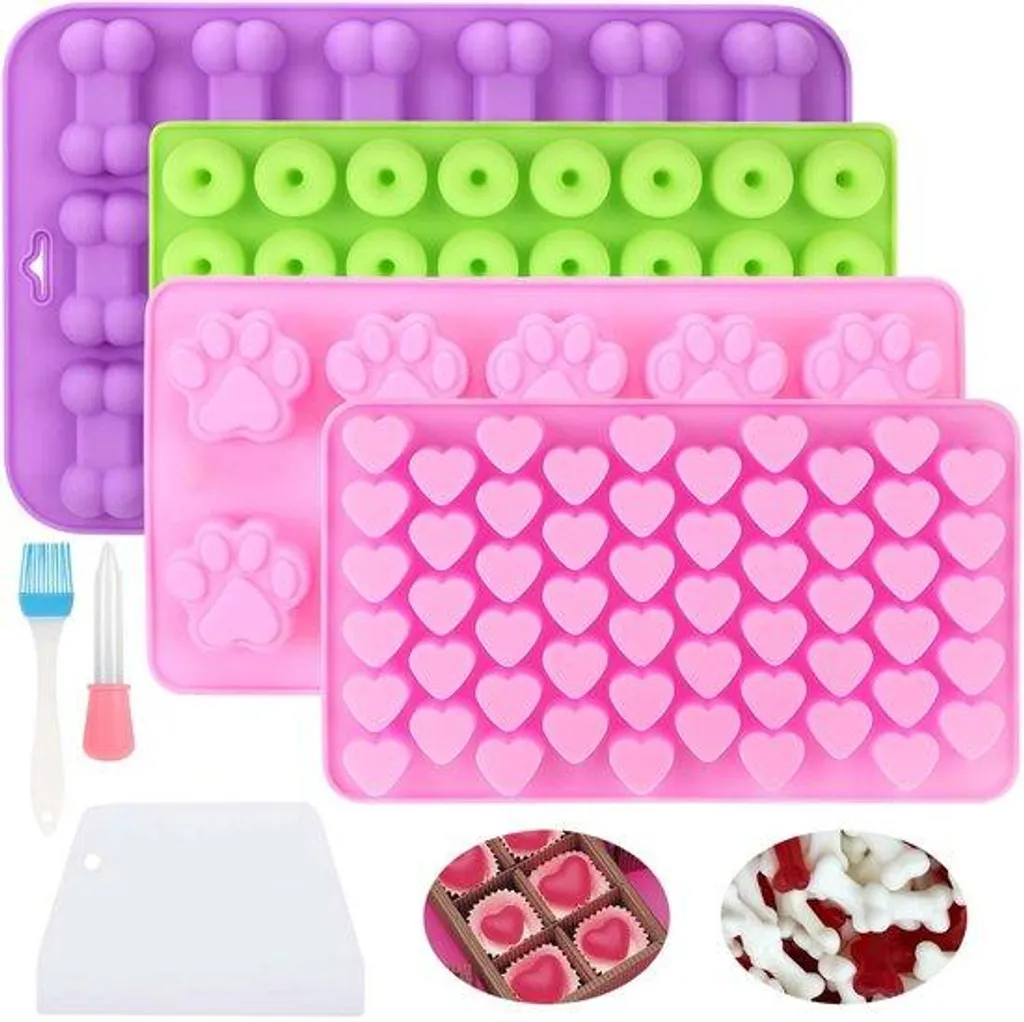 Kit friandises maison pour chien avec 4 tapis silicone et accessoires