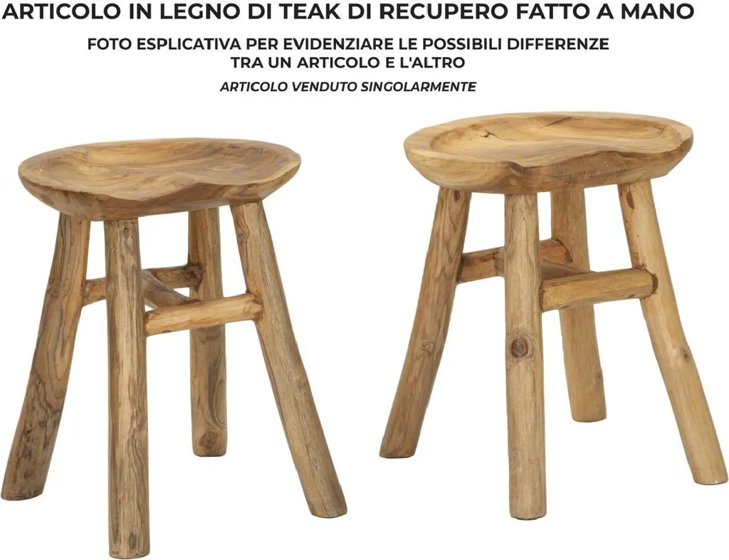 Tabouret gain de place marron pour optimiser les petits espaces - 9