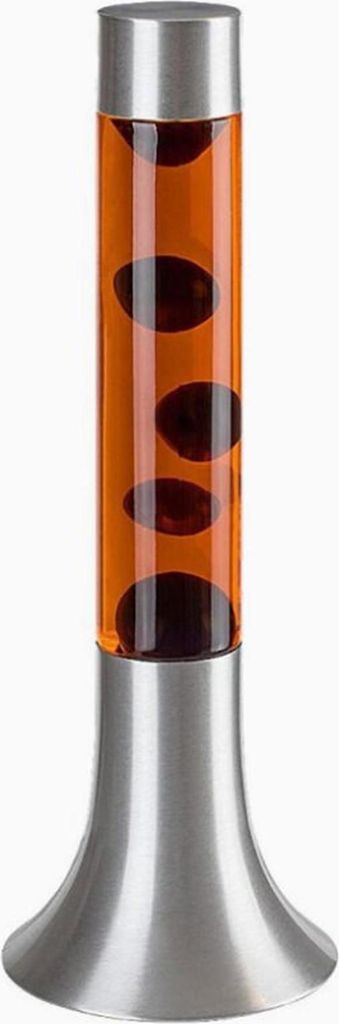 Lampa stołowa LED Lawa POPPILOL pomarańczowo-srebrna 25W Zdjęcie produktu 