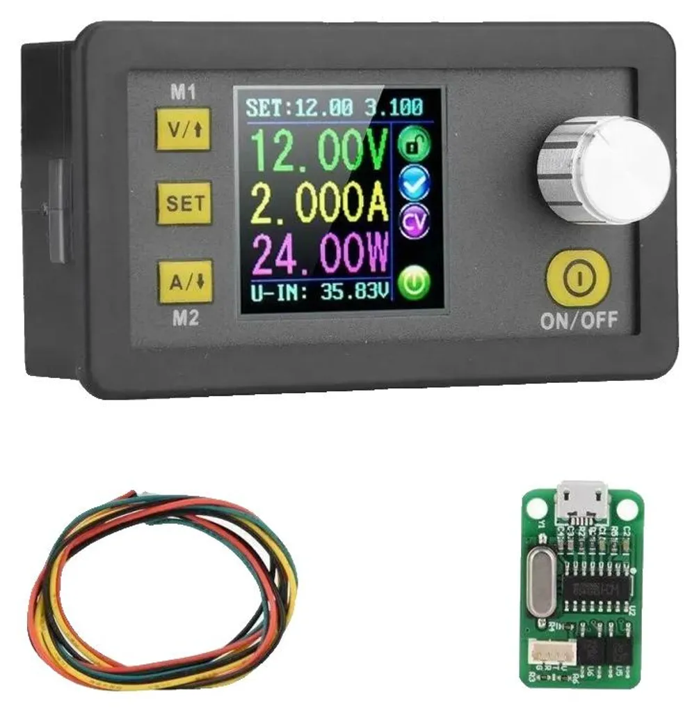 Module d'alimentation réglable 0-50V 5A avec écran LCD programmable