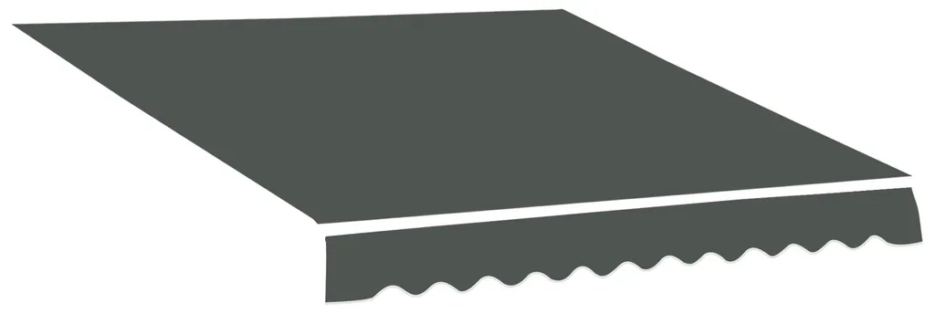 Lambrequin de Rechange pour Store banne gris - 280g/m2 - Polyester UV