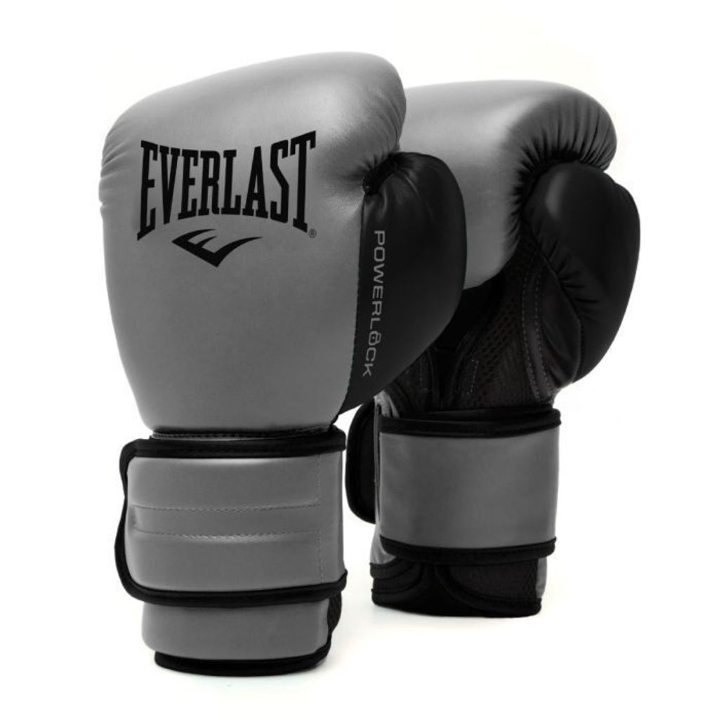 Everlast Powerlock 2r Training Glove, Charcoal 10oz