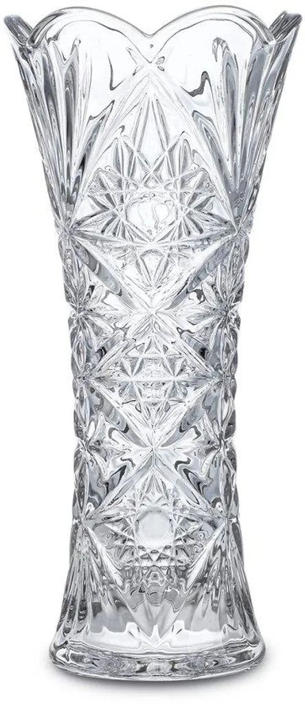 Vase en verre stable et transparent pour fleurs fraîches du salon