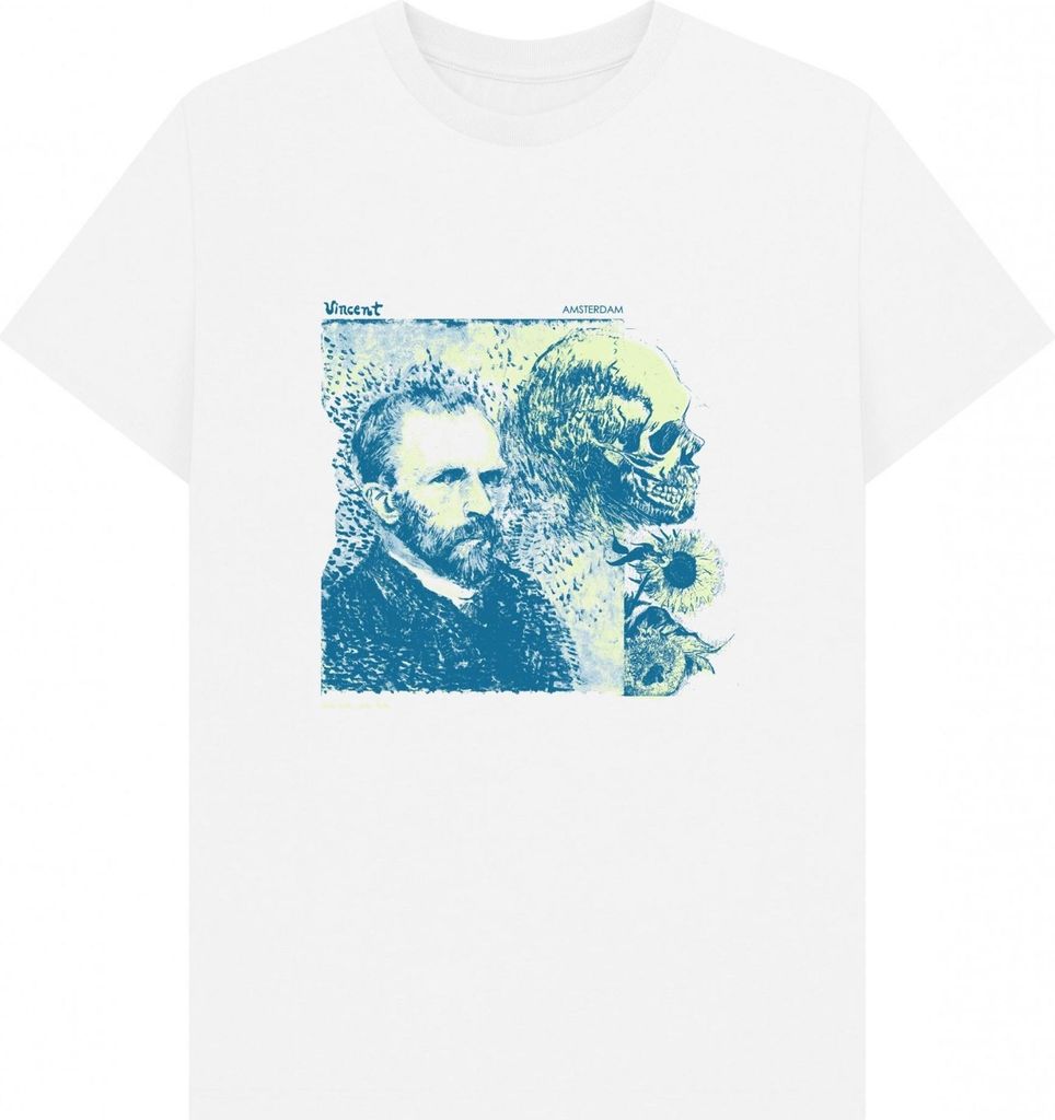 Apoh - "Skull" T-Shirt für Herren/Damen Uni PN1794 (XL) (Weiß)