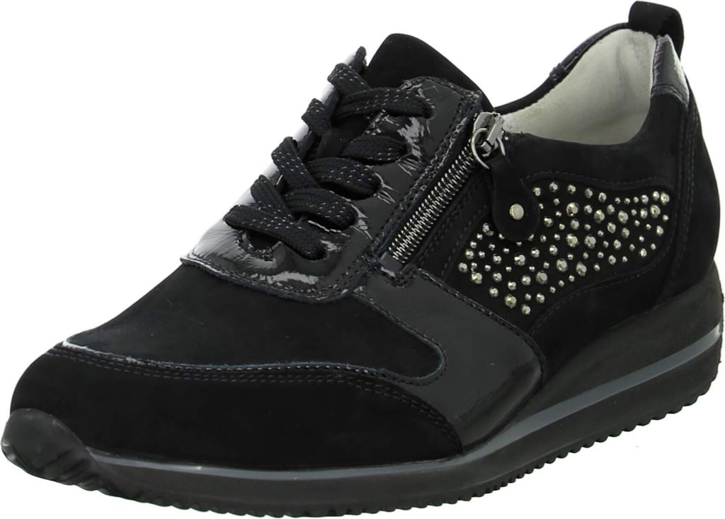 Waldläufer Komfort Schnürschuhe Himona Damen 393434333935 Schwarz 38 EU
