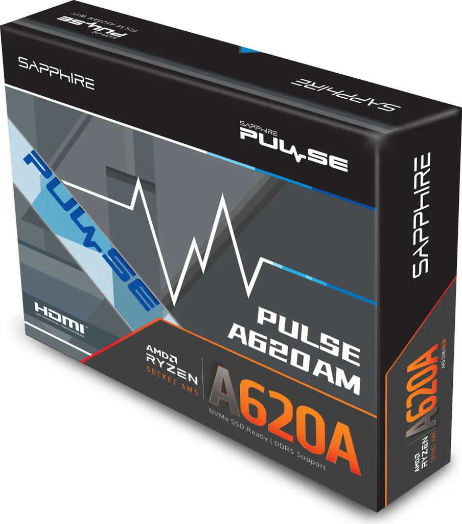 Carte Mère Sapphire PULSE A620AM AMD AM5 DDR5 Format Compact mATX