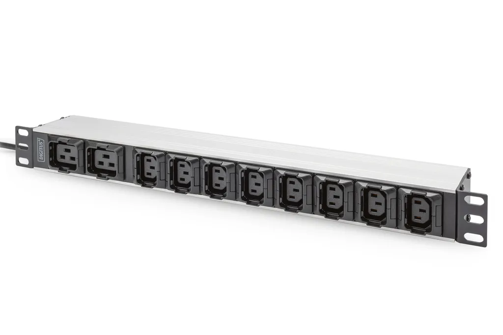 Bandeau d'Alimentation Rack 19'' DIGITUS 1U pour Serveur C13 et C19