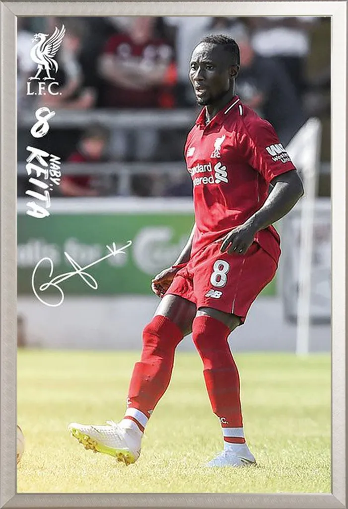 Regalo Liverpool FC: Poster Keita 18/19 Incorniciato Shinsuke Argento