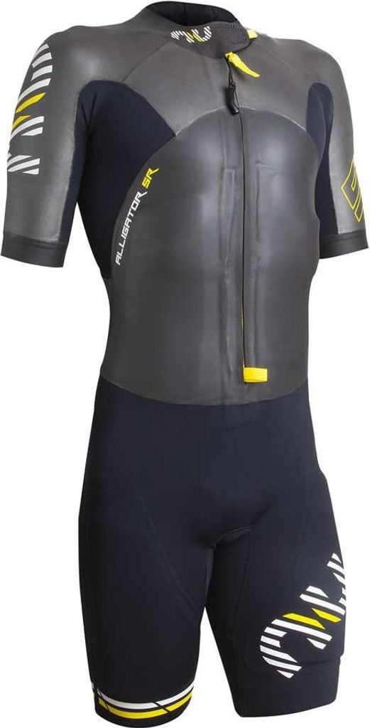 Nu Swimrun Alligator Sr Kurzarm-trisuit Schwarz XS Herren Schwarz XS
