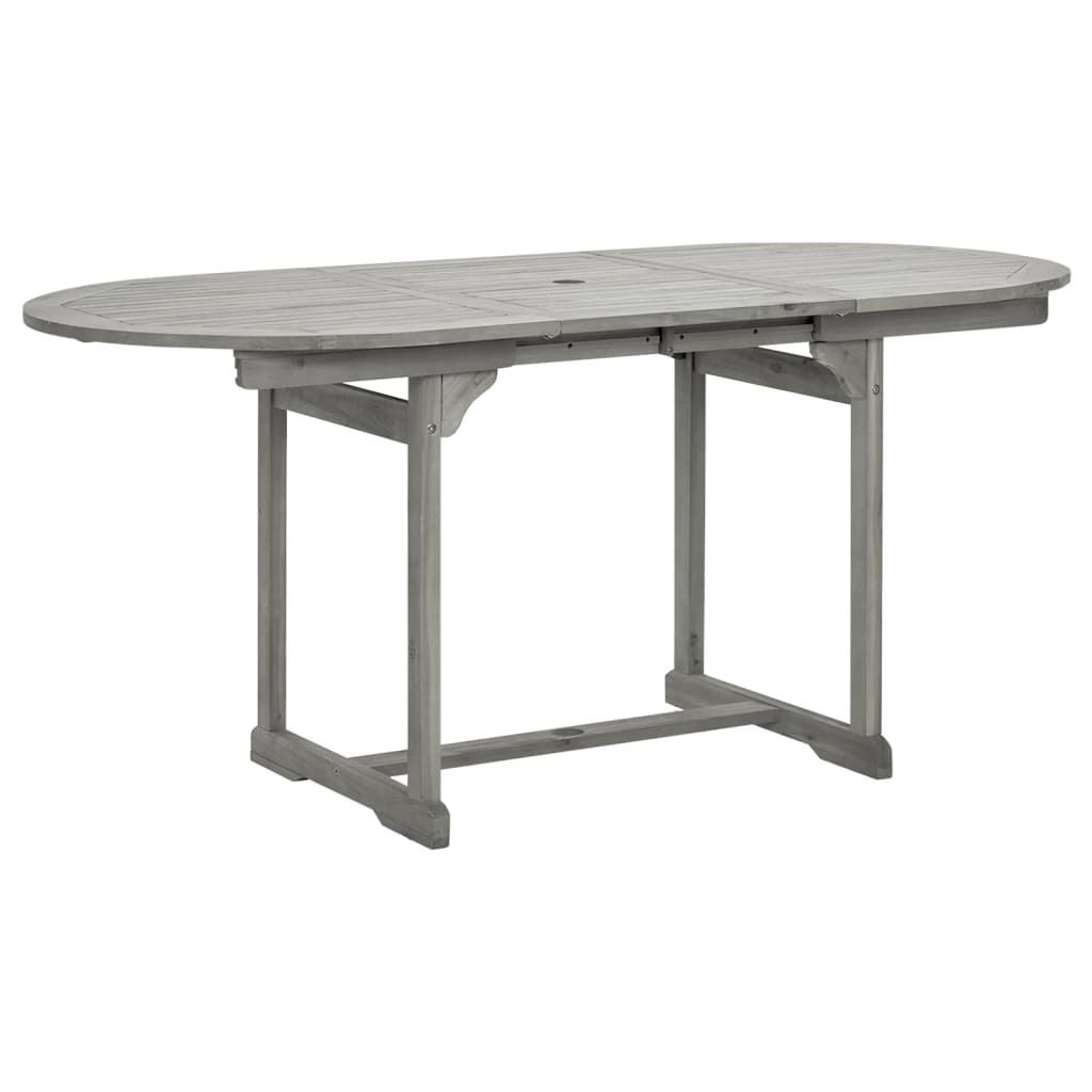 "im Sonderangebot"Garten-Esstisch/Terrassentisch - CLORIS - elegantes Design - (120-170)x80x75cm Massivholz Akazie - Gartentische DEMöbel763028