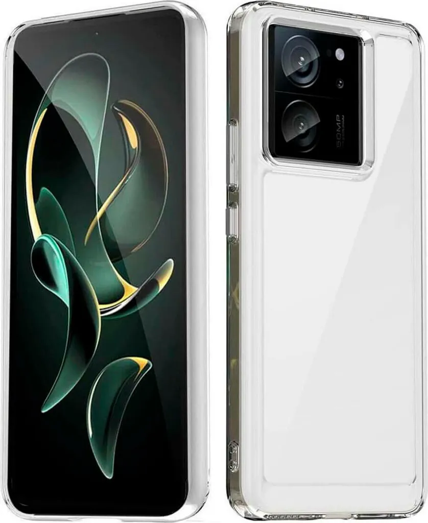 Cover Silicone Xiaomi 13T Pro - Trasparente HD Protettiva Anti-Graffio
