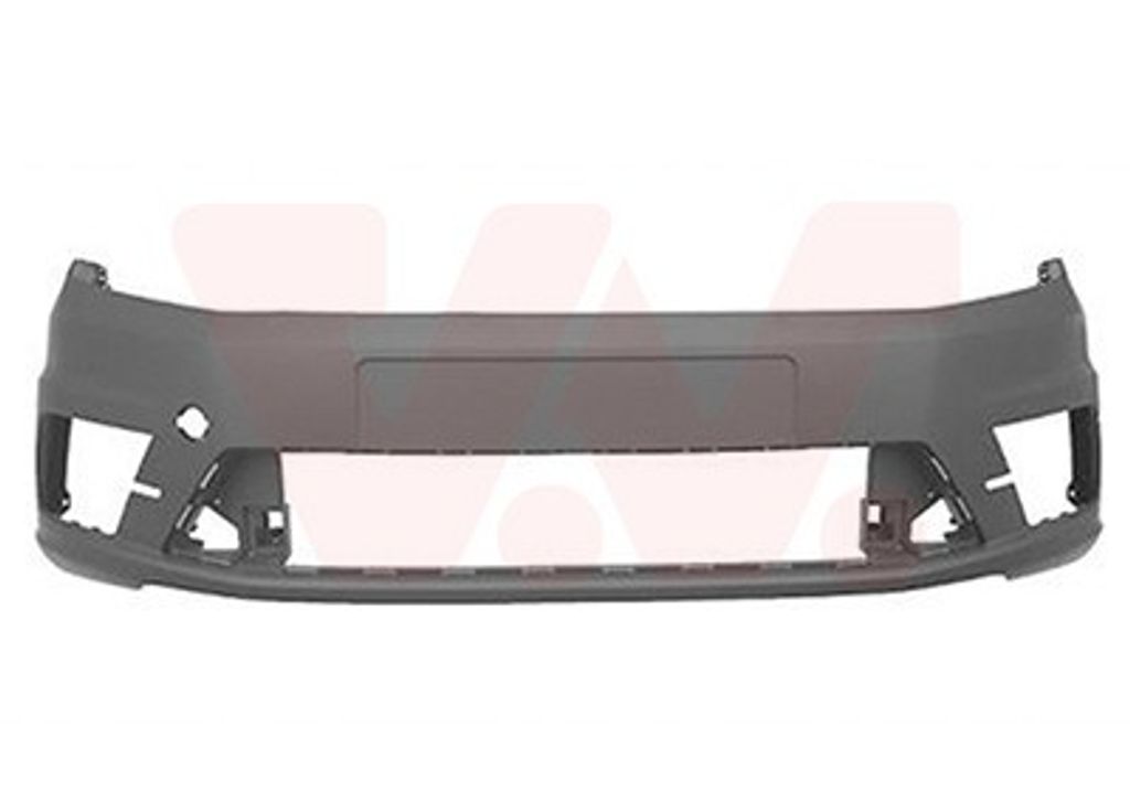 VAN WEZEL Stoßstange Stoßfänger für VW CADDY IV Kombi (SAB, SAJ) Grundiert Rauh Grau 5854574