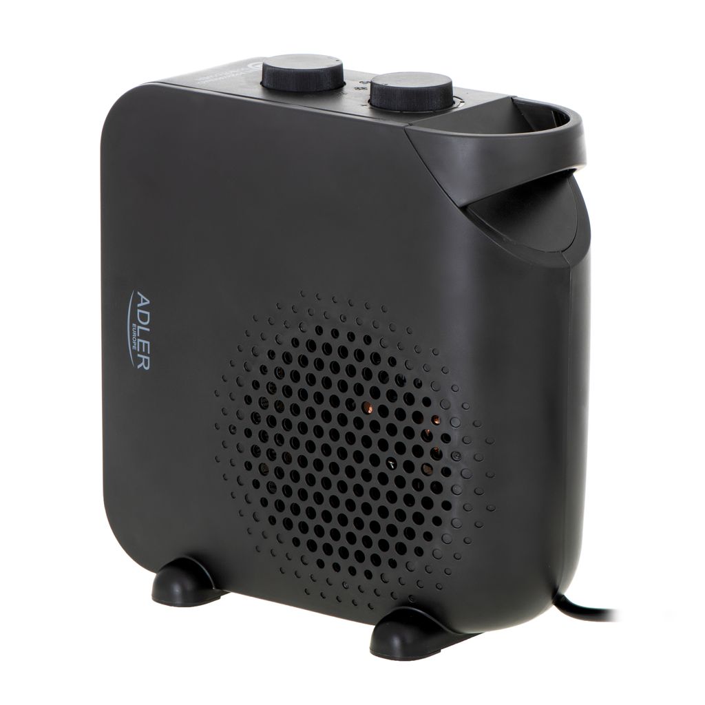 Adler Aérotherme avec thermostat 2000W, noir, modèle Image du produit 