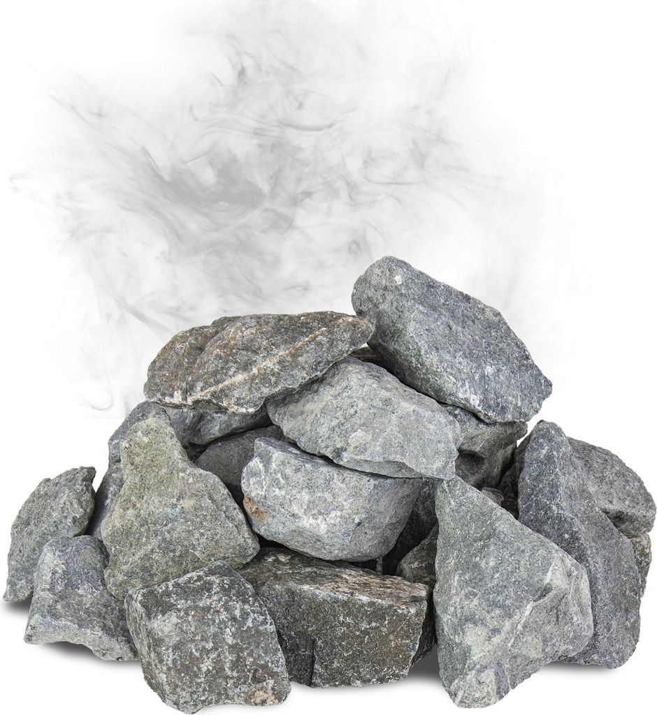 Flameup deutsche Diabas Saunasteine, 20 kg, 50 - 80 mm, Produktbild 