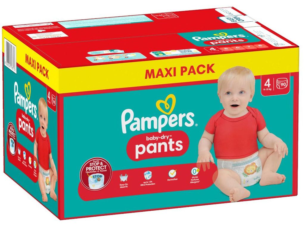 Pampers Baby-dry - luierbroekjes - 90st - N°4 Produktbild 