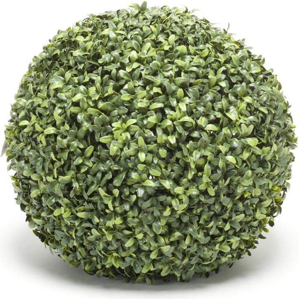 artplants.de Deko Buchsbaumkugel Tom, Kunststoffgitter, crossdoor, Ø40cm - Formschnitt künstlich