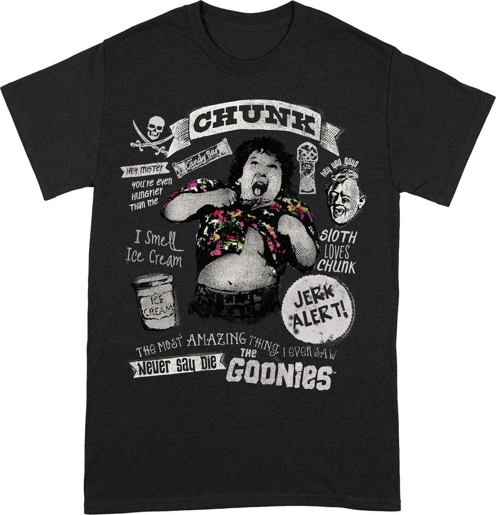 The Goonies - "Chunk Truffle Shuffle" T-Shirt für Produktbild 